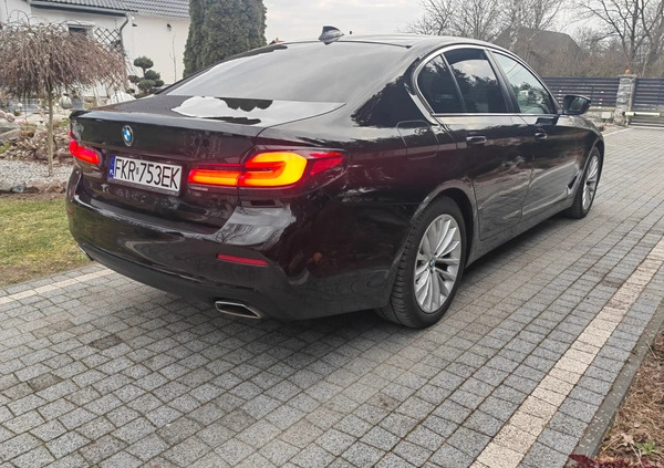 BMW Seria 5 cena 159000 przebieg: 44000, rok produkcji 2021 z Mielec małe 172